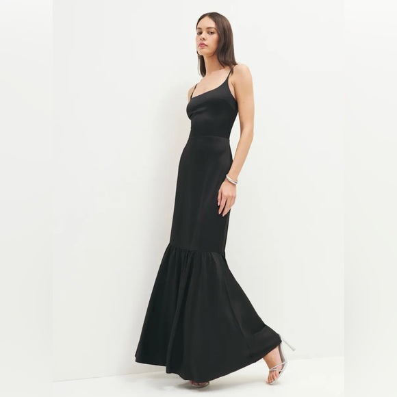 reformation nasha satin dress Reformation Nasha Satin Dress